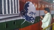 Indian Railways Paint Diesel Locomotives to Celebrate Mahatma Gandhi&rsquo;s 150th Birth Anniversary, Ply 15 Trains on Mumbai-Pune Route; See Pics