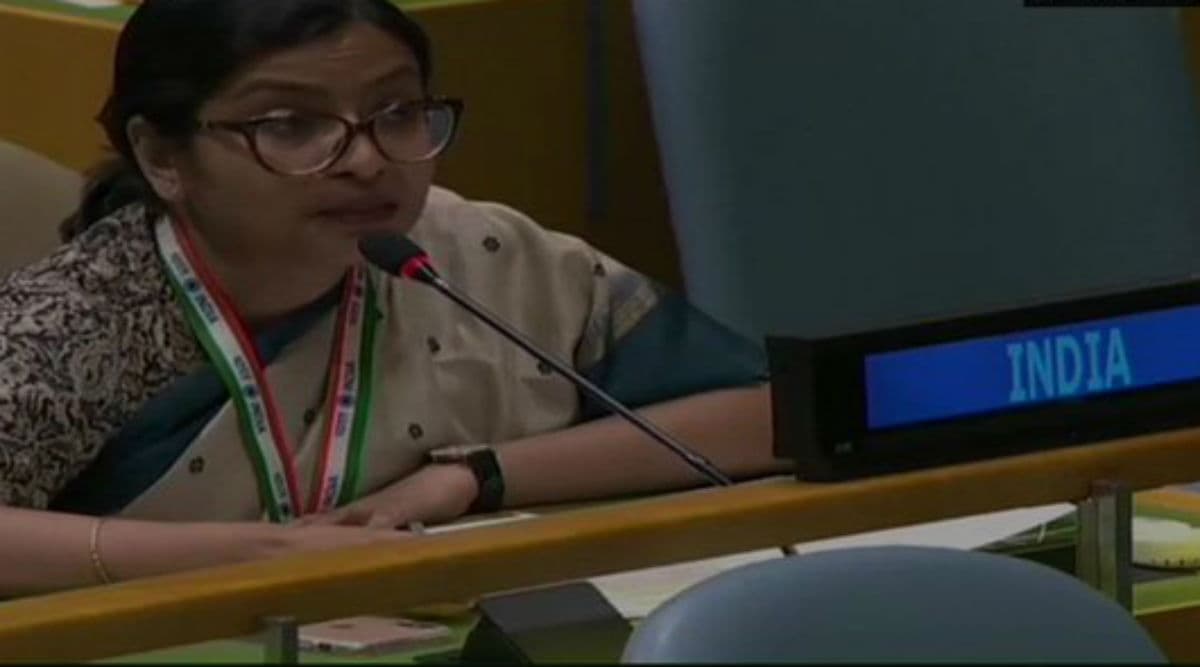 'Hate Speech, Brinkmanship': Full Text of India's Robust Response by Vidisha Maitra to Pakistan Over Imran Khan's Speech at UNGA 'Hate Speech, Brinkmanship': Full Text of India's Robust Response by Vidisha Maitra to Pakistan Over Imran Khan's Speech at UNGA