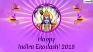 Indira Ekadashi 2019 Wishes & HD Images: WhatsApp Stickers, Photos, SMS, Greetings, GIFs and Messages to Wish on Festival Dedicated to Lord Vishnu