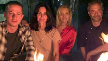 Friends Turns 25: Lisa Kudrow and Courtney Cox 'Burst into Flames' With Excitement as They Celebrate the Milestone With Charlie Puth (See Pics)