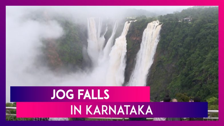 Jog Falls: Tourists Throng To Watch The Spectacular View In Karnataka&rsquo;s Sagar
