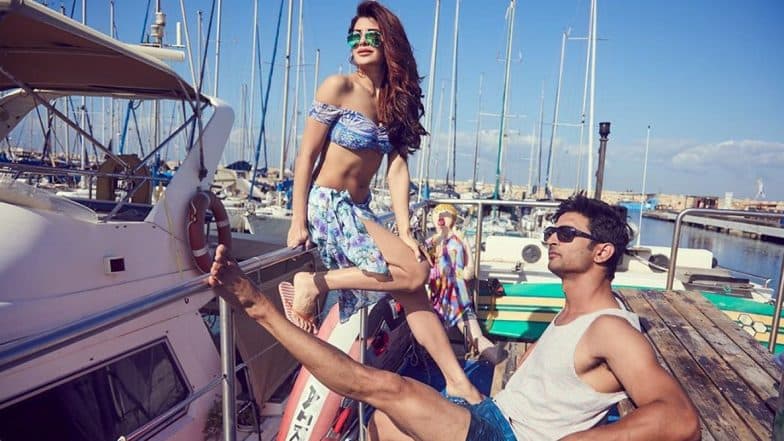 Drive on Netflix: Jacqueline Fernandez and Sushant Singh Rajput Look Hot Chilling on a Yacht in This New Pic Drive on Netflix: Jacqueline Fernandez and Sushant Singh Rajput Look Hot Chilling on a Yacht in This New Pic