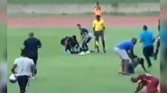 Jamaica College Boys Struck by Lightning During Football Match, Frightening Incident Video Goes Viral on Social Media!