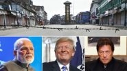 Donald Trump Offers to Mediate Between India and Pakistan on Kashmir Issue Yet Again, US President Reiterates His Stand Day After Calling PM Narendra Modi's Speech 'Very Aggressive'; Watch Video