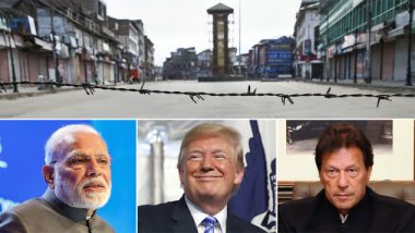 Donald Trump Offers to Mediate Between India and Pakistan on Kashmir Issue Yet Again, US President Reiterates His Stand Day After Calling PM Narendra Modi's Speech 'Very Aggressive'; Watch Video