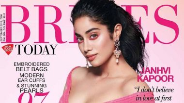 Janhvi Kapoor's Look on Brides Magazine's September Issue Cover is Bold and Beautiful (View Pic)