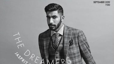 Jasprit Bumrah Looks Dapper on the Cover of Elle India Magazine, See Pic and Videos of Indian Pacer Posing Like a Pro!