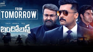 Kaappaan from Tomorrow! Fans Excited to Watch Mohanlal – Suriya’s Action Thriller