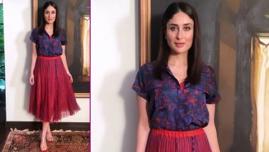 Kareena Kapoor Khan Brings the Good Old Blouse-Skirt Attire Back in Style! View Pics