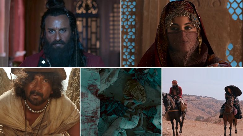 Laal Kaptaan Trailer Chapter Two – The Chase: Saif Ali Khan’s Fierce Act and Deepak Dobriyal as a Tracker Are Intriguing (Watch Video)