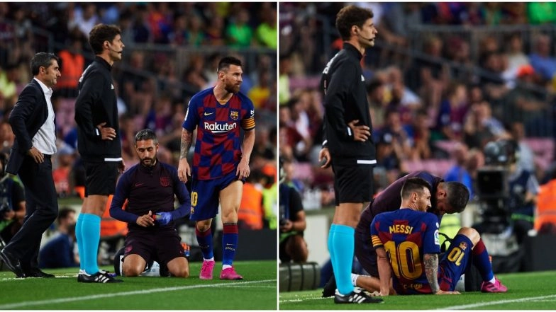 Lionel Messi Injury Latest Update: Barcelona Sweat over Result of Star Forward’s Medical Test Following the Knock against Villarreal