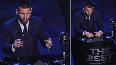 Best FIFA Football Awards 2019 Courts Controversy after Lionel Messi Wins Men’s Player of the Year Trophy: All You Need to Know about the Voting Row