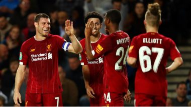 Liverpool vs Arsenal, Match Result: Reds Edge Out Gunners on Penalties in Round of 16 Match of Carabao Cup 2019–20