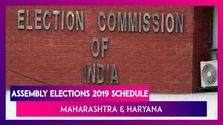 Assembly Elections 2019 Schedule: Maharashtra, Haryana Go To Polls On ...