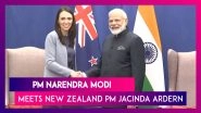 PM Modi Meets New Zealand Counterpart Jacinda Ardern On 74th United Nations General Assembly