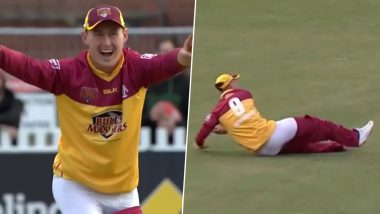 Marnus Labuschagne’s Pants Dropping Doesn’t Deter Him From Pulling Off a Brilliant Run-Out During Queensland vs Victoria ODI in Marsh Cup 2019 (Watch Hilarious Video)