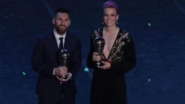 Lionel Messi Wins FIFA Men's Player of the Year Award as Cristiano Ronaldo Skips Ceremony, Megan Rapinoe Bags Women's Honour; Check Full Winners' List