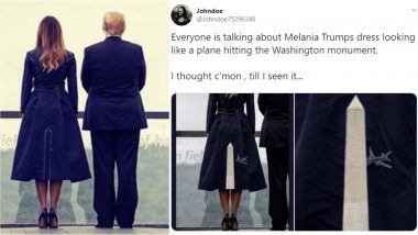 9/11 Attacks of 2001: Melania Trump Draws Ire for Wearing Coat That Resembled a Plane Crashing Into One of Twin Towers, White House Slams Haters