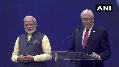 'Howdy, Modi!': PM Modi by His Side, US Congressman Steny Hoyer Invokes Jawaharlal Nehru to Stress on Secularism, Human Rights Protection
