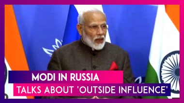 PM Modi: India & Russia Are Against Outside Influence In Internal Matters Of Any Nation