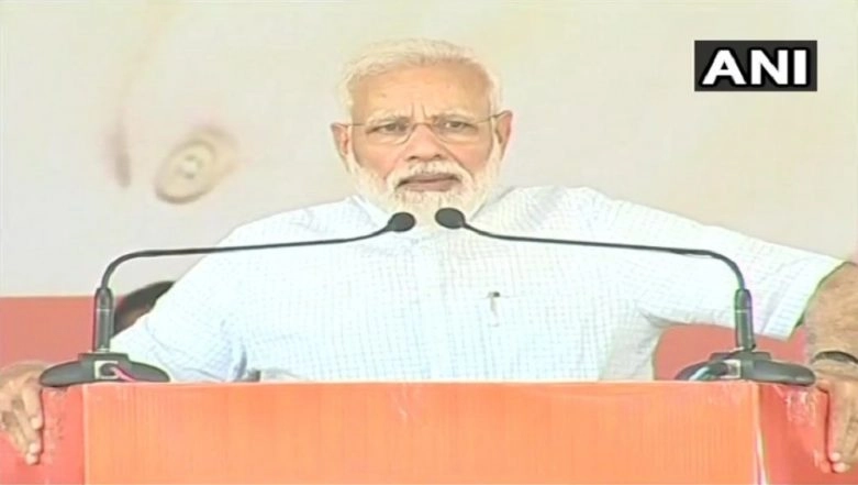PM Modi Launches BJP Poll Blitz in Haryana's Rohtak; Invokes 'ISRO Spirit', Article 370 Repeal