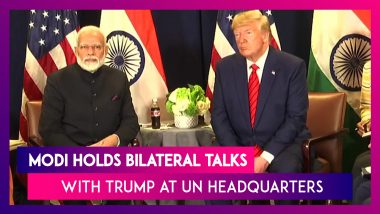 PM Narendra Modi Holds Bilateral Meeting With President Trump At UN Headquarters