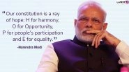 Narendra Modi 69th Birthday Special: 10 Memorable Quotes by the Prime Minister of India