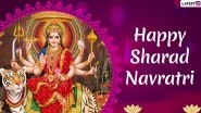 Happy Navratri 2019 Greetings and Wishes: WhatsApp Stickers, SMS, Maa Durga Images, Quotes, GIFs, Facebook Photos and Insta Captions to Share During Sharad Navaratri
