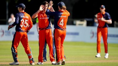 Live Cricket Streaming of Netherlands vs Hong Kong 9th T20I Match Online: Check Live Cricket Score, Watch Free Telecast of Pentangular Oman T20I 2019 Series on Cricket Netherlands YouTube