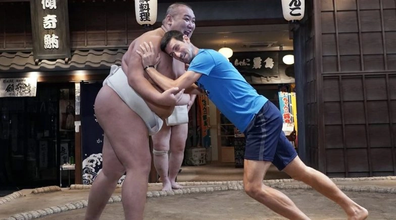 Novak Djokovic Enjoys Day Out With Sumo Wrestlers Amid Ongoing Japan Open 2019