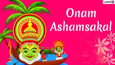 Happy Onam 2020 Wishes & Onam Ashamsakal HD Images for Free Download: Share Greetings, WhatsApp Stickers & GIFs to Celebrate Kerala’s Harvest Festival