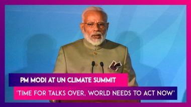 PM Narendra Modi At UN Climate Summit: Time For Talks Over, The World Needs To Act Now