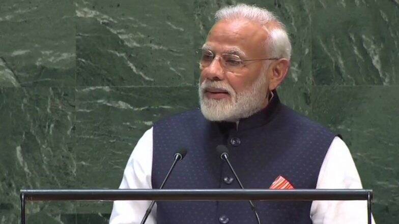 Mahatma GandhiтАЩs Message of Truth, Non-Violence Very Relevant Today, Says PM Narendra Modi at UNGA in New York Mahatma GandhiтАЩs Message of Truth, Non-Violence Very Relevant Today, Says PM Narendra Modi at UNGA in New York