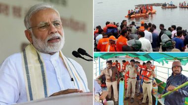 PM Narendra Modi Offers Condolences on Andhra Pradesh Boat Capsize That Claimed 11 Lives, Tweets in Telugu to Express Grief