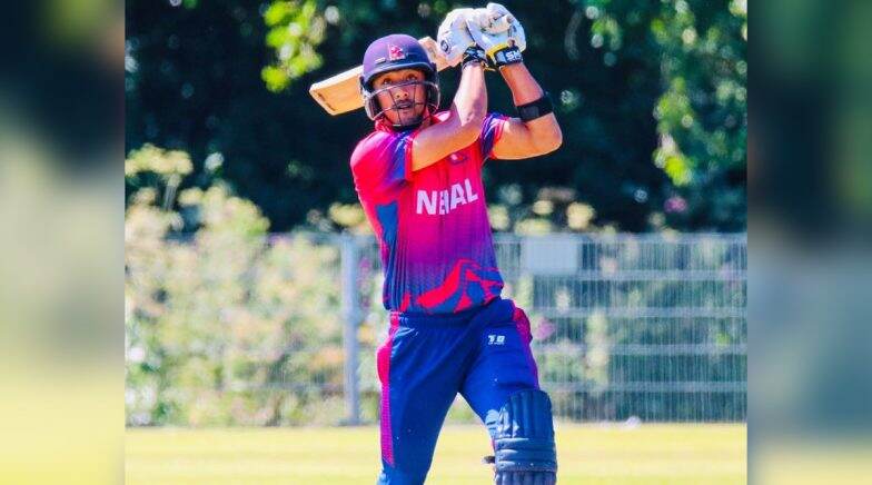 Paras Khadka Slams Nepal's First T20I Century to Guide Them to 9-wicket Victory Over Hosts Singapore