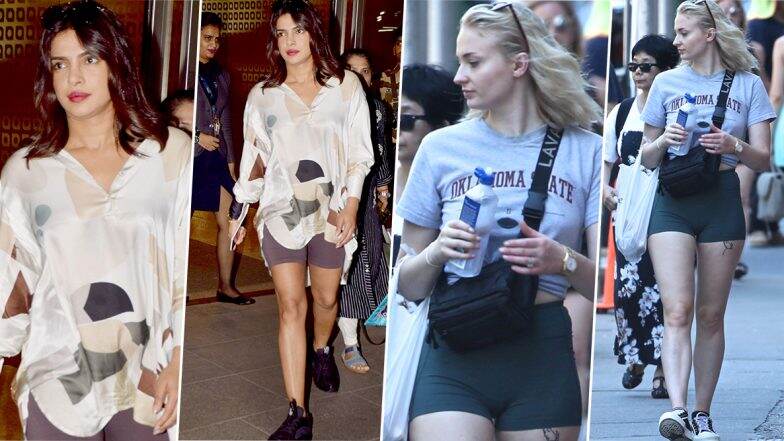 Priyanka Chopra Is Back to Mumbai But Her Sophie Turner Inspired Look Has Our Attention Priyanka Chopra Is Back to Mumbai But Her Sophie Turner Inspired Look Has Our Attention
