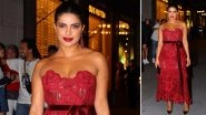 Priyanka Chopra is a Vision in Red as She Arrives to Attend Vanity Fair's Best-Dressed Party (View Pics)