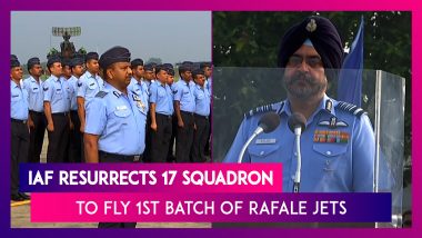 Indian Air Force (IAF) Chief BS Dhanoa Resurrects 17 Squadron As First Unit To Operate Rafale Jets