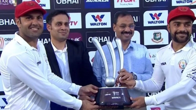 Afghanistan Defeat Bangladesh by 225 Runs in One-Off Test Match; Netizens Hail Rashid Khan for Bagging 11 Wickets