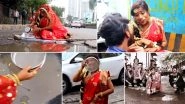 RJ Malishka is Going Viral Yet Again With Another Song 'Dekho Chand Aaya' on BMC and Potholes on Mumbai Roads (Watch Video)