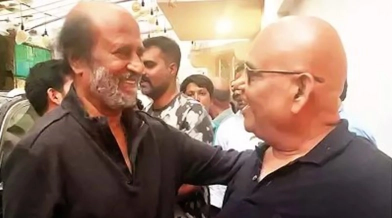 Satish Kaushik Bumps into Superstar Rajinikanth in Mumbai