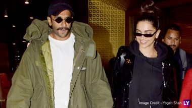 Ranveer Singh and Deepika Padukone Are All Smiles as They Arrive Back in Mumbai! View Pics