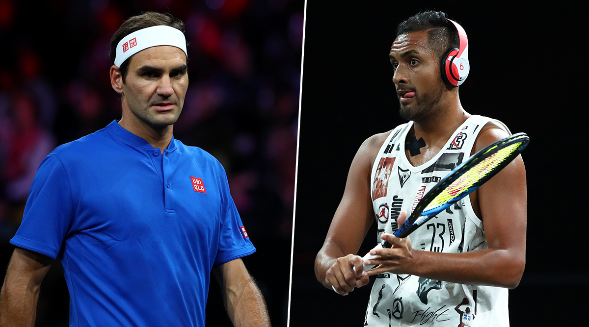 Roger Federer vs Nick Kyrgios, Laver Cup 2019 Live Streaming Online How to Watch Free Live Telecast of Team Europe vs Team World Singles Tennis Match in India? 🎾 LatestLY