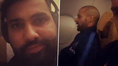 Shikhar Dhawan Talks to Himself? Rohit Sharma Secretly Records His Batting Partner’s Bizarre Habit, Dhawan Clarifies What He Was Doing (Watch Video)