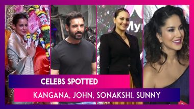 Celebs Spotted: Kangana Ranaut, John Abraham, Sonakshi Sinha, Sunny Leone & Others Seen In The City