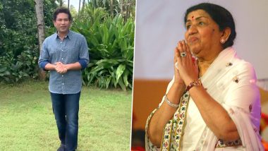 Sachin Tendulkar Wishes Lata Mangeshkar on Her 90th Birthday, Posts a Heart-Warming Video on Twitter for the Legendary Indian Singer