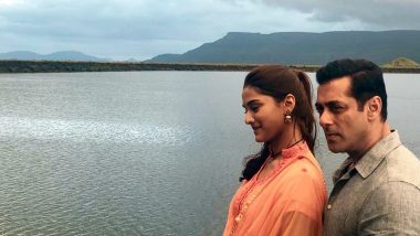 Salman Khan and Saiee Manjrekar Steal a Beautiful Moment on Dabangg 3 Sets (View Pic)