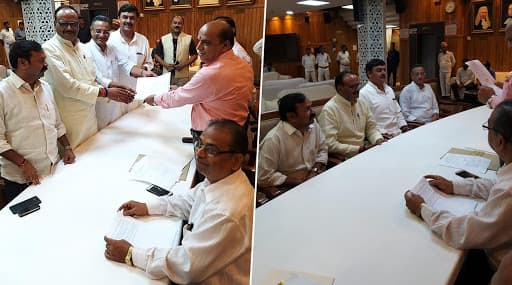 Uttar Pradesh Rajya Sabha Elections 2019: SP Turncoats Sanjay Seth and Surendra Nagar Elected Unopposed to Upper House as BJP Candidates Uttar Pradesh Rajya Sabha Elections 2019: SP Turncoats Sanjay Seth and Surendra Nagar Elected Unopposed to Upper House as BJP Candidates