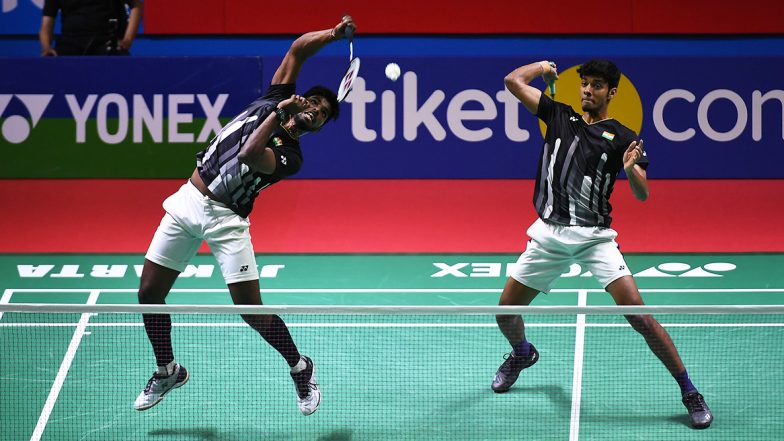 Satwik Sairaj Rankireddy and Chirag Shetty at Tokyo Olympics 2020, Badminton Live Streaming Online: Know TV Channel & Telecast Details for Men’s Doubles Group Play Stage Qualification Coverage