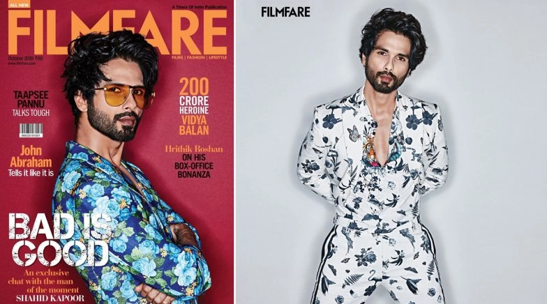Shahid Kapoor Turns Cover Boy for Filmfare's New Issue